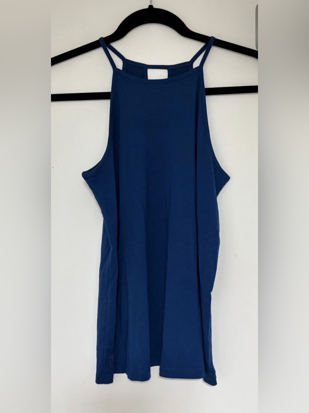 Lilly Pulitzer Shay Top Resort Navy Women Size XS Pima Modal Spandex Tank Top